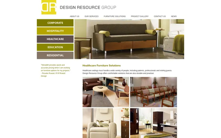 /furniture-solutions/healthcare — Design Resource Group, Inc