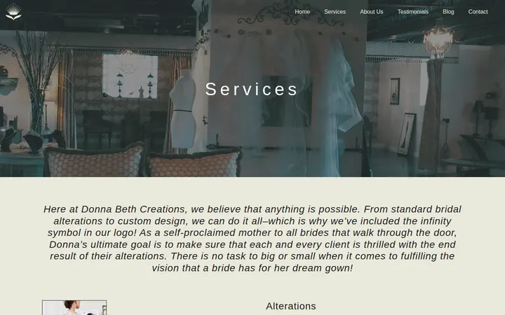 /services — Donna Beth Creations