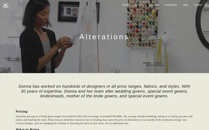 /services/alterations — Donna Beth Creations