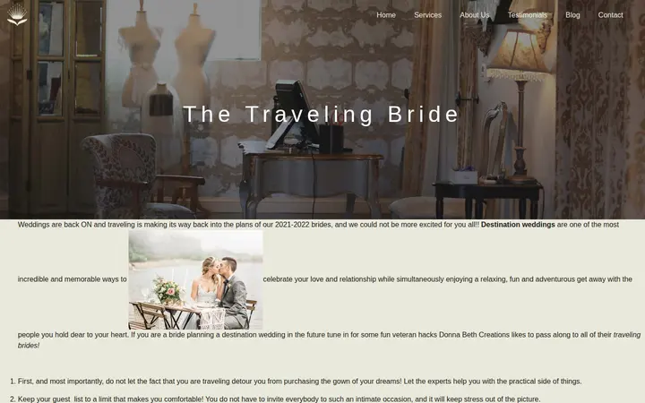 /the-traveling-bride — Donna Beth Creations