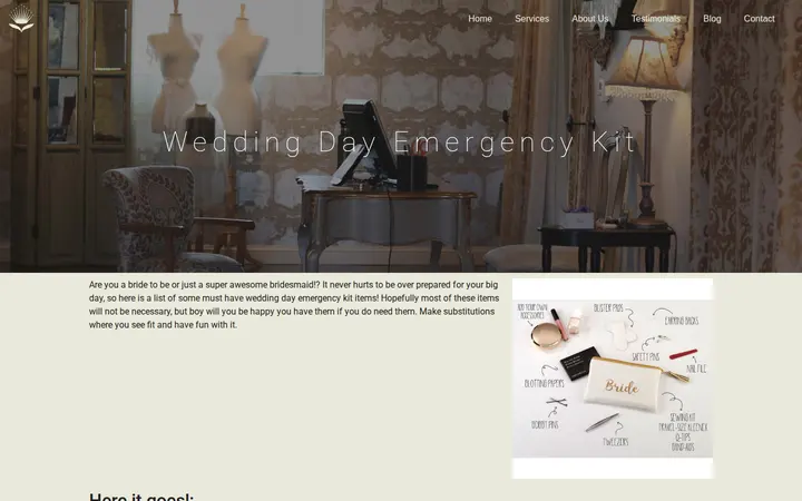 /wedding-day-emergency-kit — Donna Beth Creations