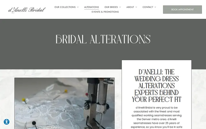 /danelli-alterations — d'Anelli Bridal & Special Occasion