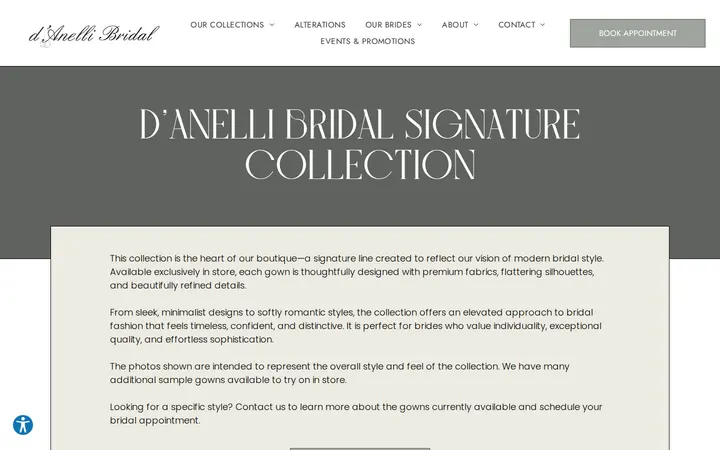 /designer/danelli-bridal-signature-collection — d'Anelli Bridal & Special Occasion
