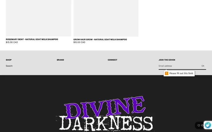 /collections/shampoo — Divine Darkness Shoppe