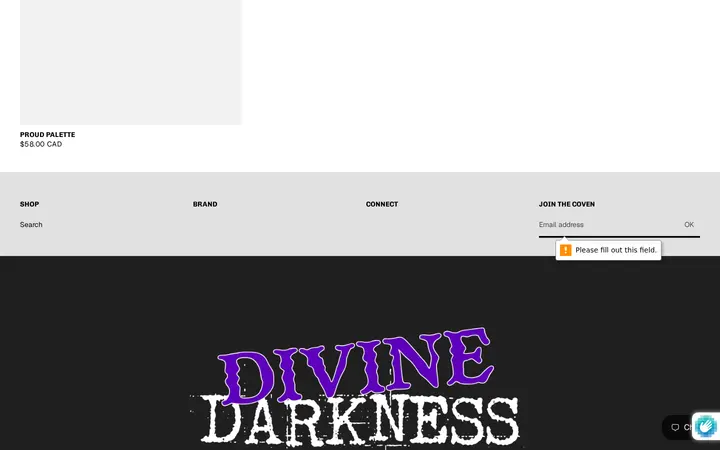 /collections/eyeshadow-palettes — Divine Darkness Shoppe
