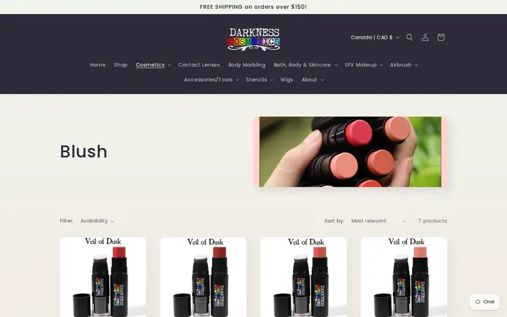 /collections/blush — Darkness Cosmetics