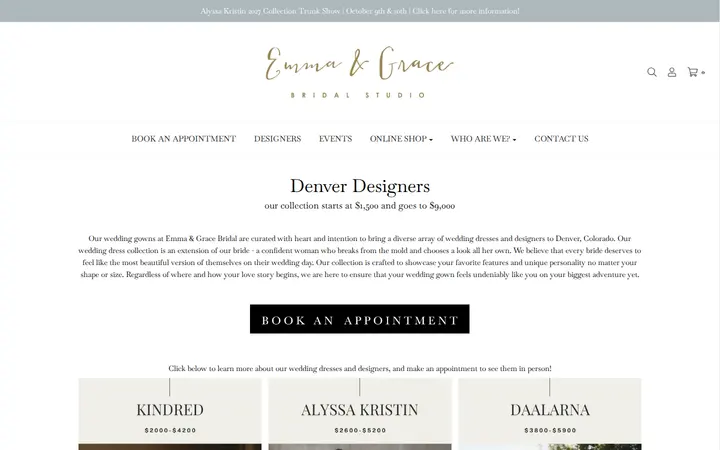 /pages/designers-2 — Emma and Grace Bridal Studio Denver