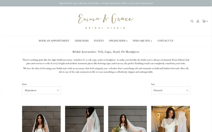 /collections/head-pieces — Emma and Grace Bridal Studio Denver