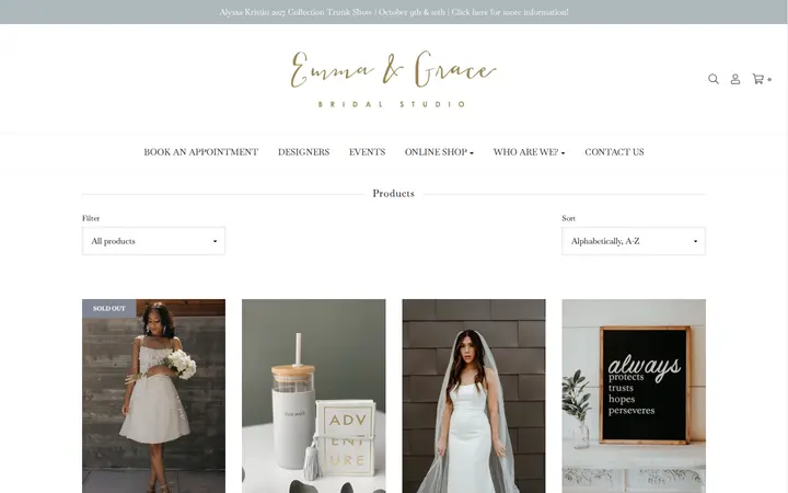 /collections/all — Emma and Grace Bridal Studio Denver