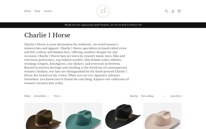/collections/charlie-1-horse — El Centenario Joyeria