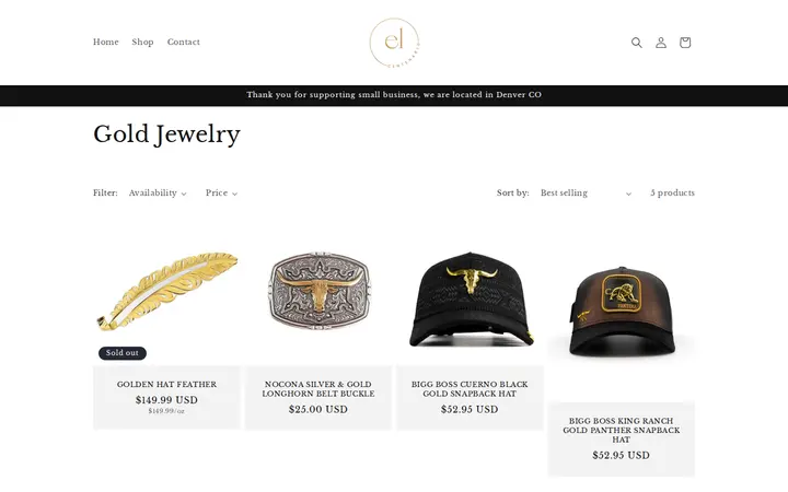 /collections/gold-jewelry — El Centenario Joyeria