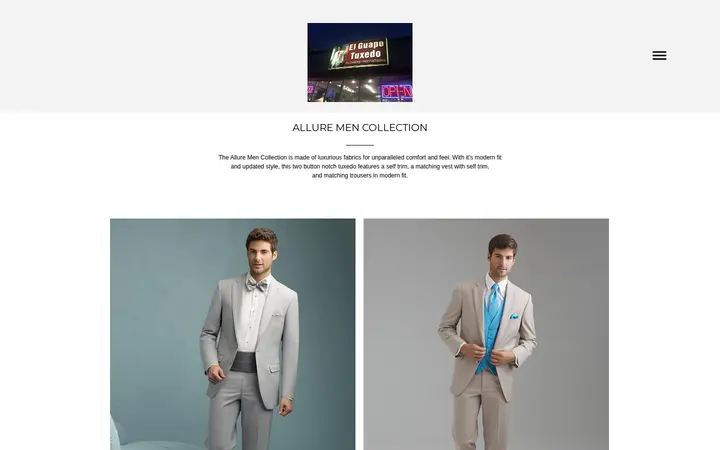 /allure-men-tuxedo-collection.html — El Guapo Tuxedo