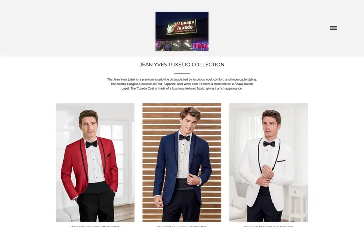 /jean-yves-tuxedo-collection.html — El Guapo Tuxedo