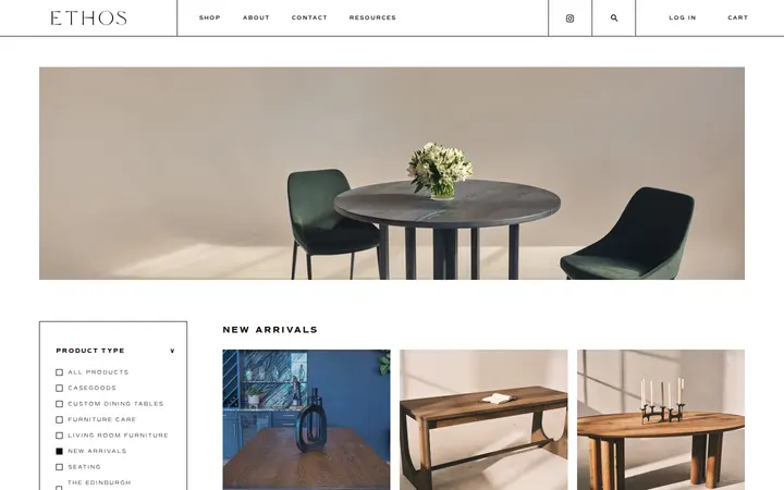 /collections/new-arrivals — Ethos Furniture Denver