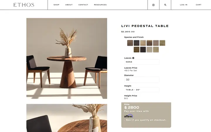 /collections/new-arrivals/products/livi-pedestal-table — Ethos Furniture Denver