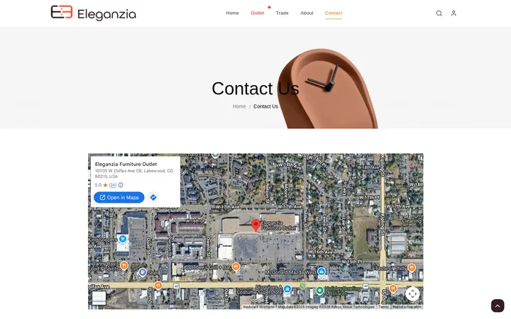 /contact — Eleganzia Furniture Outlet