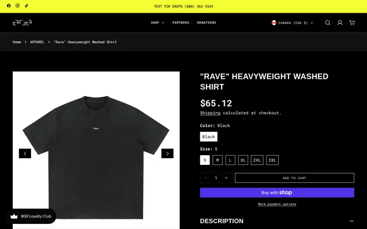 /products/rave-heavyweight-washed-shirt — Elev808 Designs