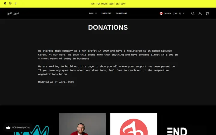 /pages/donations — Elev808 Designs