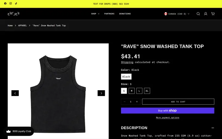 /products/rave-snow-washed-tank-top — Elev808 Designs