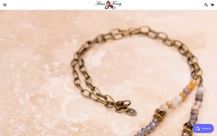 /collections/jewelry/products/bridget-bamboo-agate-necklace — Fierce and Foxxy Clothing