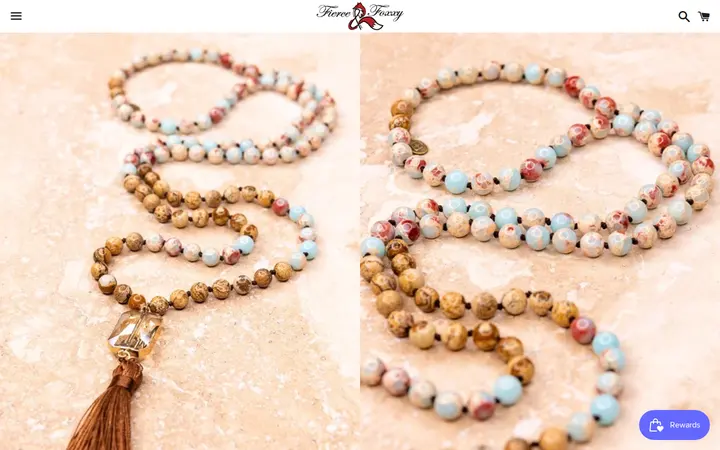 /collections/jewelry/products/assorted-beaded-necklace — Fierce and Foxxy Clothing