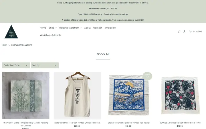 /collections/shop-all — Fern and Skye Gallery LLC