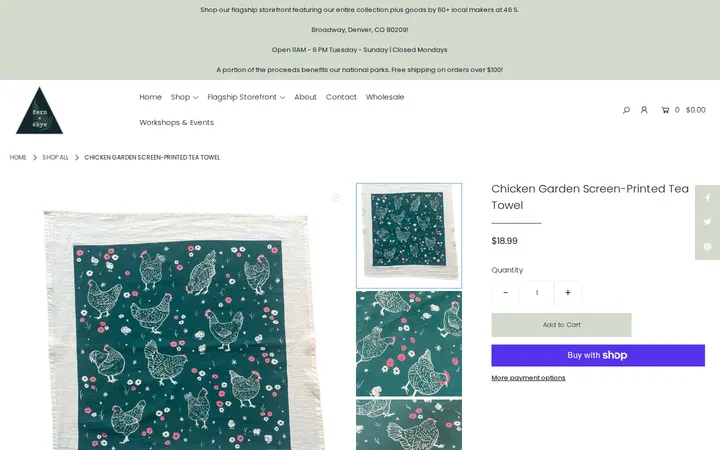 /collections/shop-all/products/chicken-garden-screen-printed-tea-towel — Fern and Skye Gallery LLC