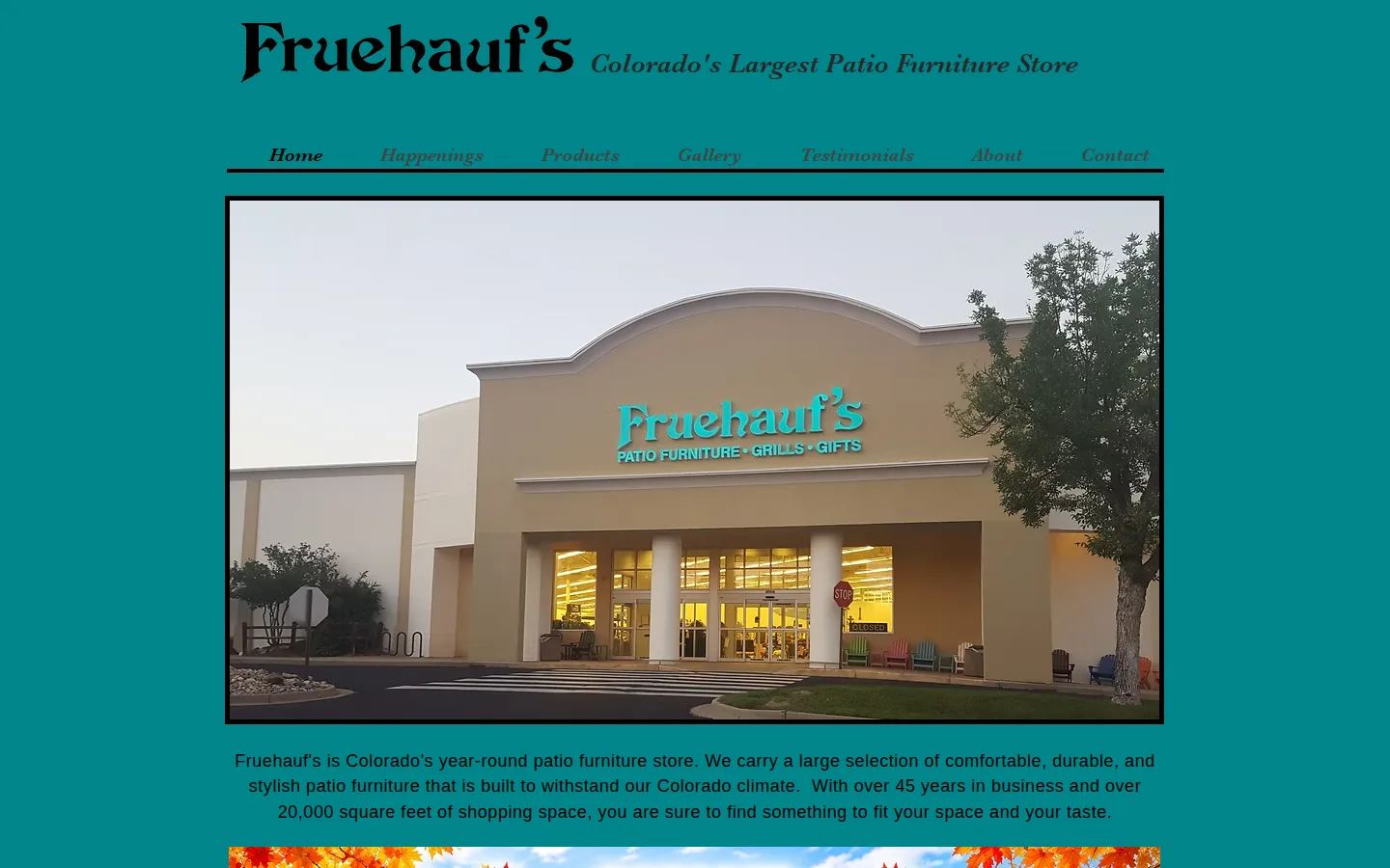 Captured website of Fruehauf's