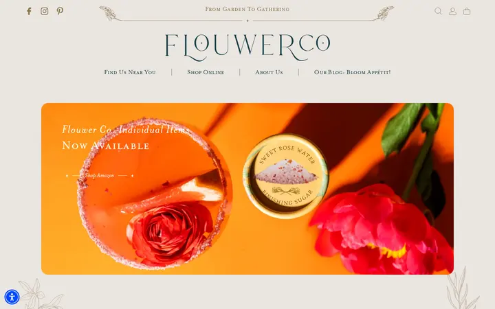 Website of Flouwer Co.