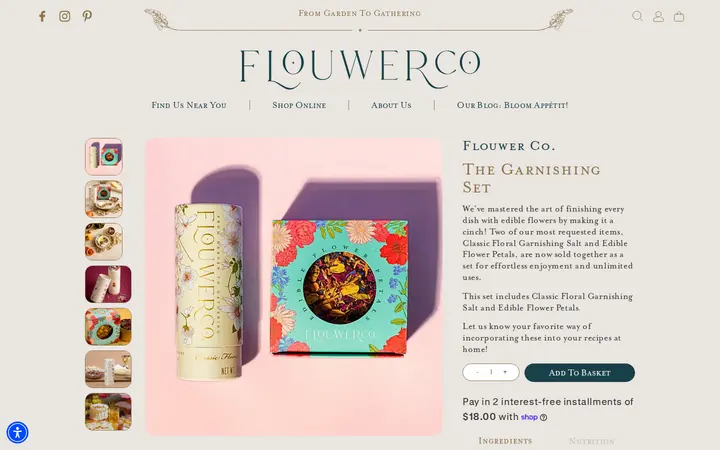 /products/the-garnishing-set — Flouwer Co.