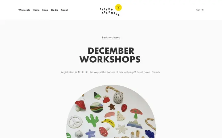 /new-decemeber-workshops2025 — Friend Assembly Pottery Studio & Shop