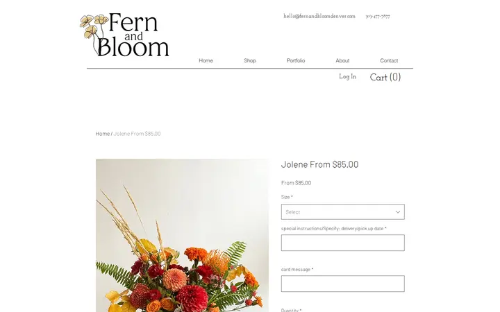 /product-page/jolene — Fern and Bloom Denver
