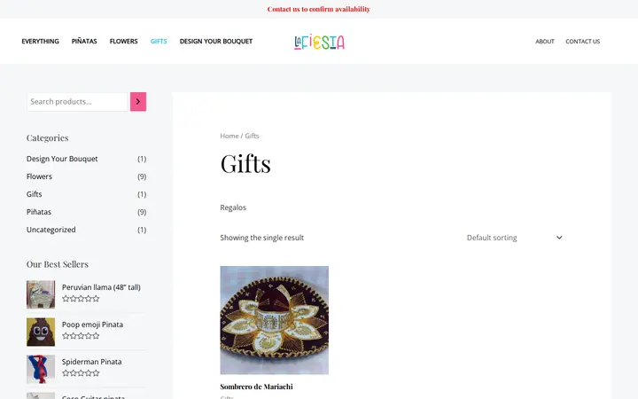 /product-category/gifts — Piñateria La Fiesta