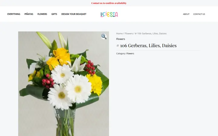/product/106-gerberas-lilies-daisies — Piñateria La Fiesta