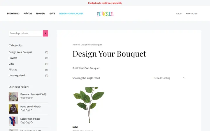 /product-category/design-your-bouquet — Piñateria La Fiesta