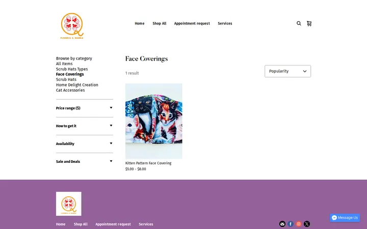 /shop/FaceCoverings/clothmasks/covid/protection/20 — FlowerQ&MiGirls Seamstress, LLC; Alterations & Sewing in Denver
