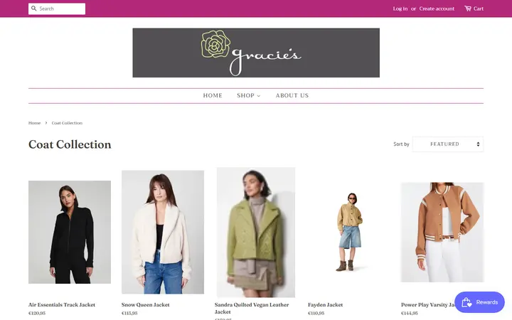/collections/coat-collection — Gracie's Boutique