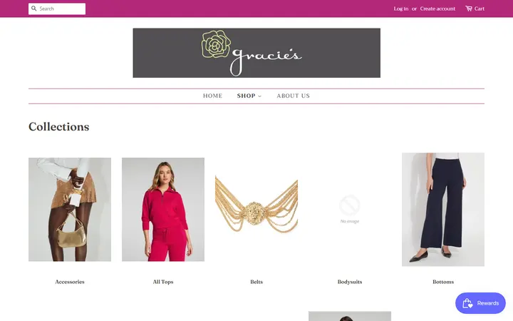 /collections — Gracie's Boutique