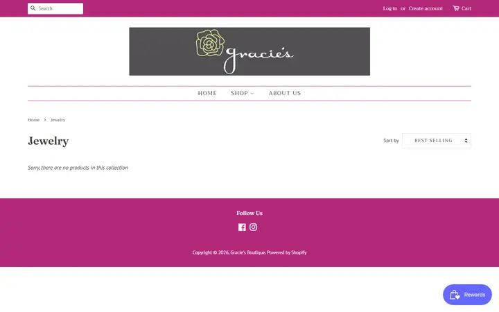/collections/jewelry-1 — Gracie's Boutique