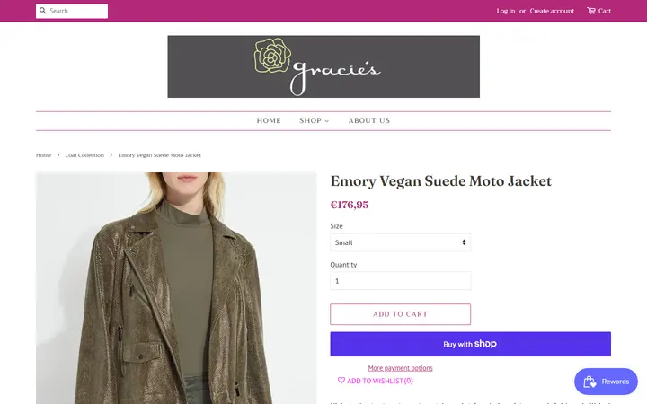 /collections/coat-collection/products/emory-vegan-suede-moto-jacket — Gracie's Boutique