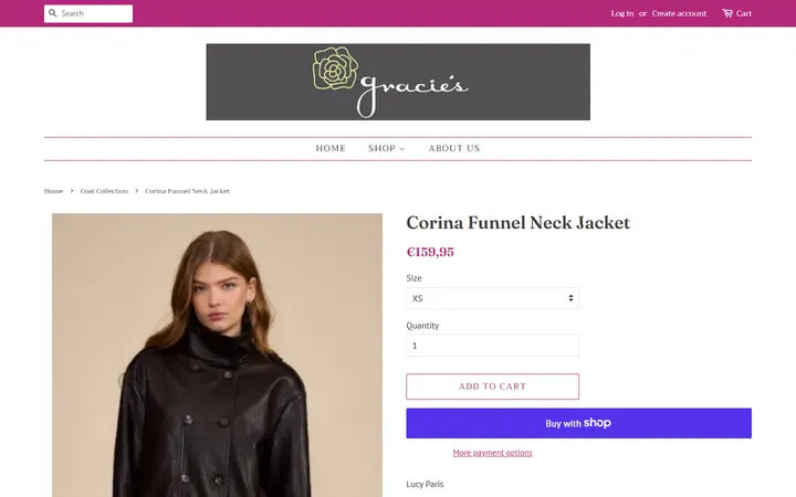/collections/coat-collection/products/corina-funnel-neck-jacket — Gracie's Boutique