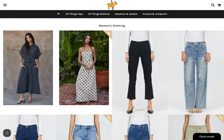 /collections/womens-clothing — Goose & the Goat Shoes, Clothing, Accessories