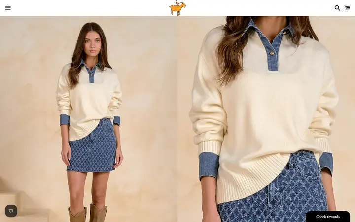 /collections/new-arrivals/products/elan-megan — Goose & the Goat Shoes, Clothing, Accessories