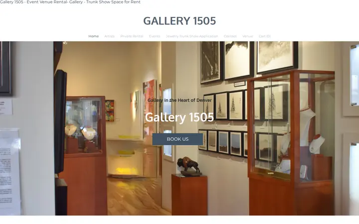 Website of Gallery 1505
