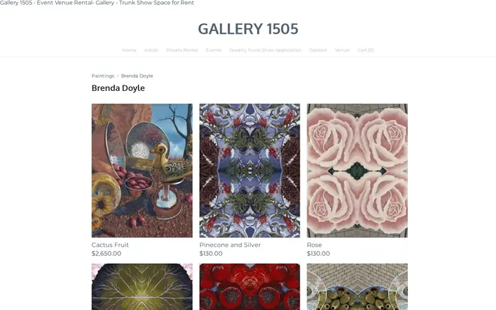 /store/c9/www.gallery1505.com/shop.html — Gallery 1505