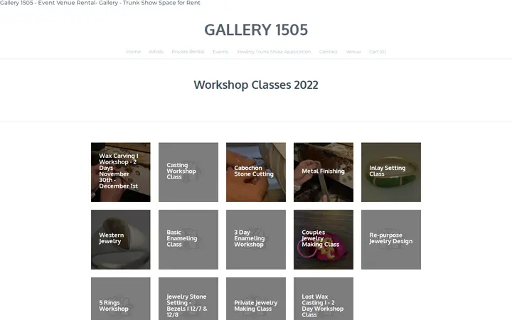 /jewelry-workshops-2022.html — Gallery 1505