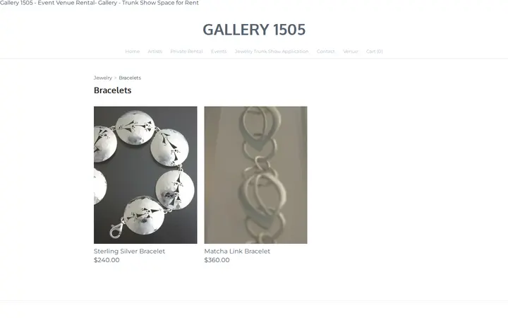 /store/c6/www.gallery1505.com/shop.html — Gallery 1505