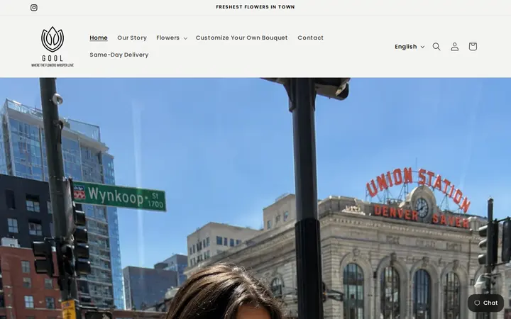Website of Gool: Flower Shop