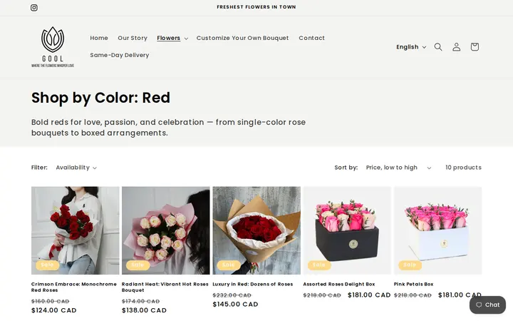 /collections/shop-by-color-red — Gool: Flower Shop