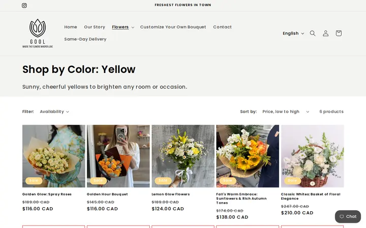 /collections/shop-by-color-yellow — Gool: Flower Shop